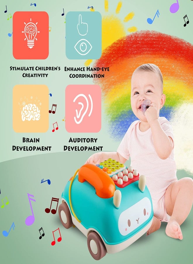 Tikooere Baby Musical Toys for Toddler 1-3 Years Old,Pretend Phone Toy with Music and Light,Fat Brain Educational Toys for 1 2 3 Year Old Boys Girls Christmas Birthday Gifts - Image 3
